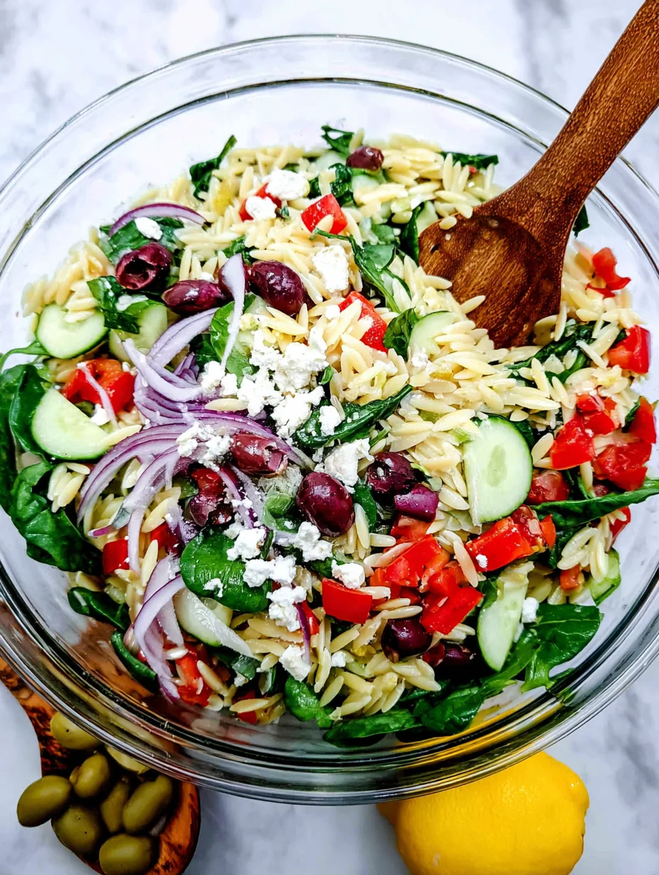 Mediterranean Orzo Salad