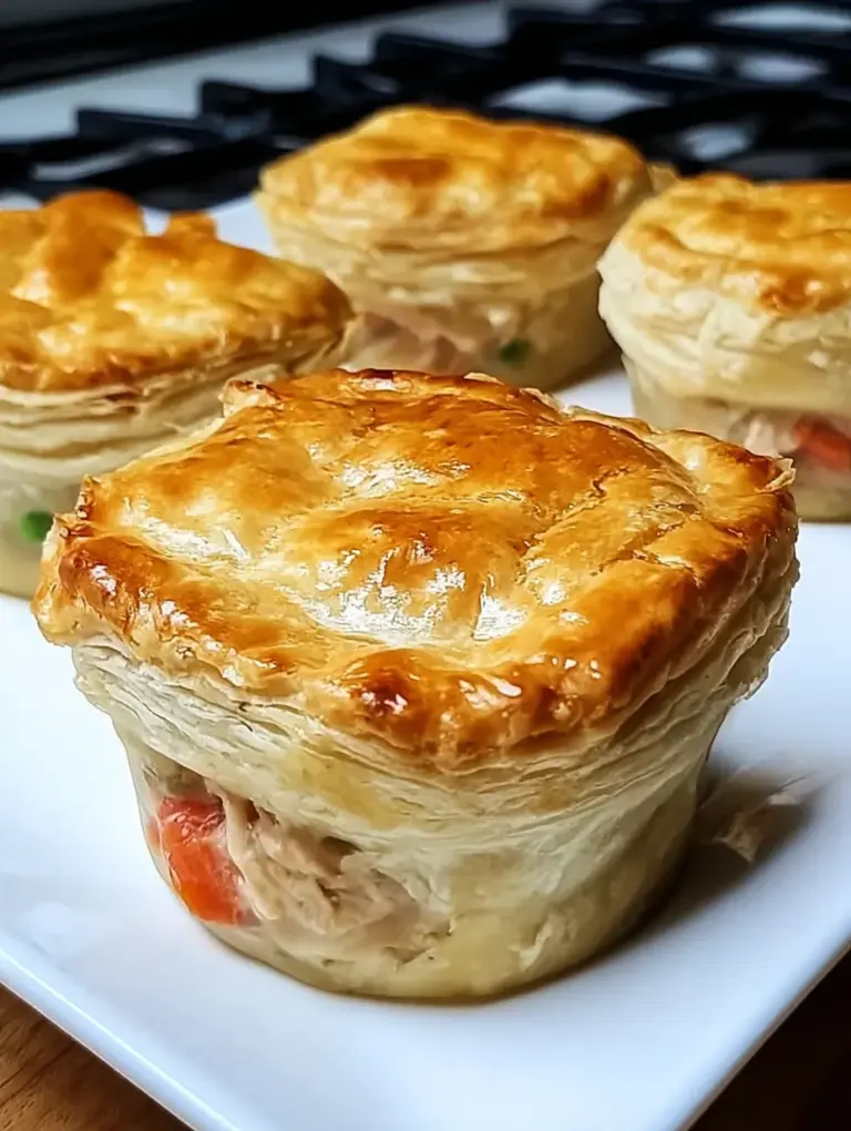 Mini chicken pot pies