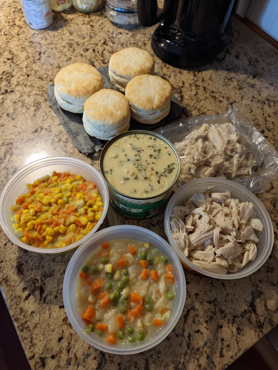 Mini chicken pot pies