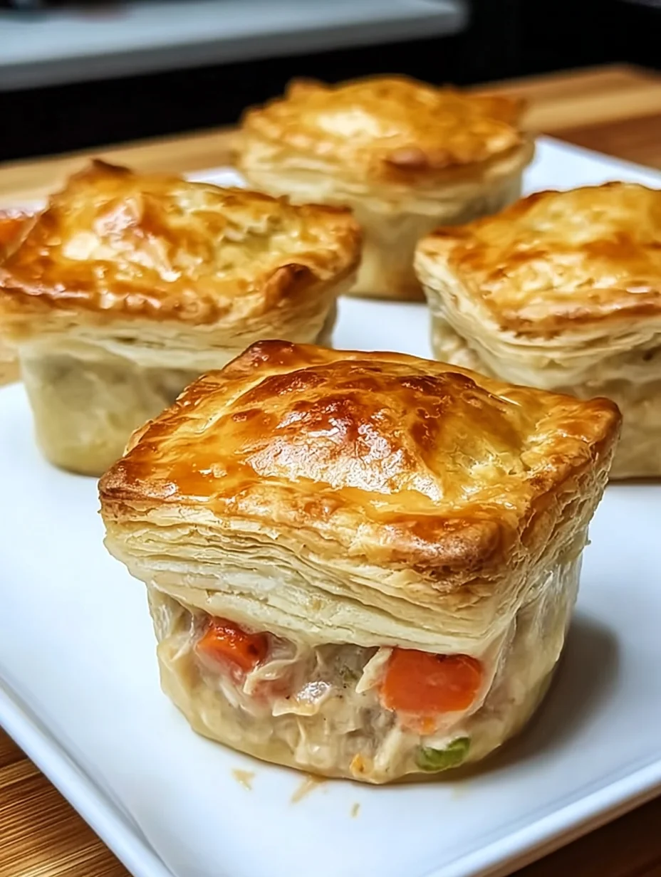Mini chicken pot pies