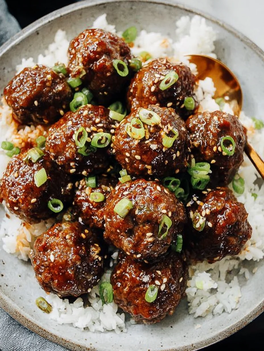 Mongolian Meatballs