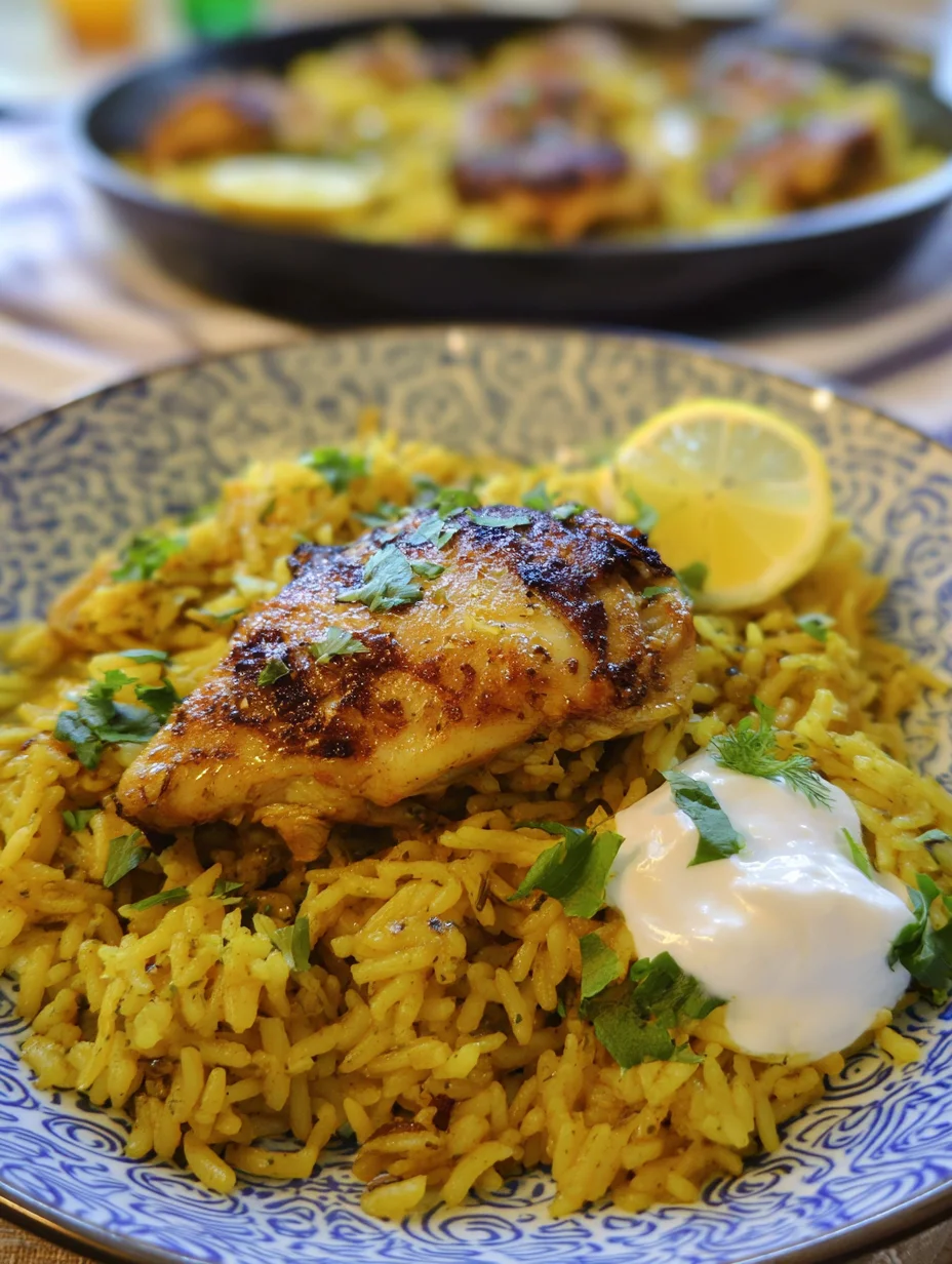 Moroccan Chicken & Rice