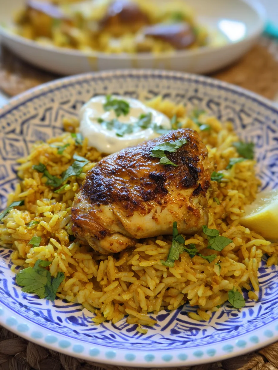 Moroccan Chicken & Rice