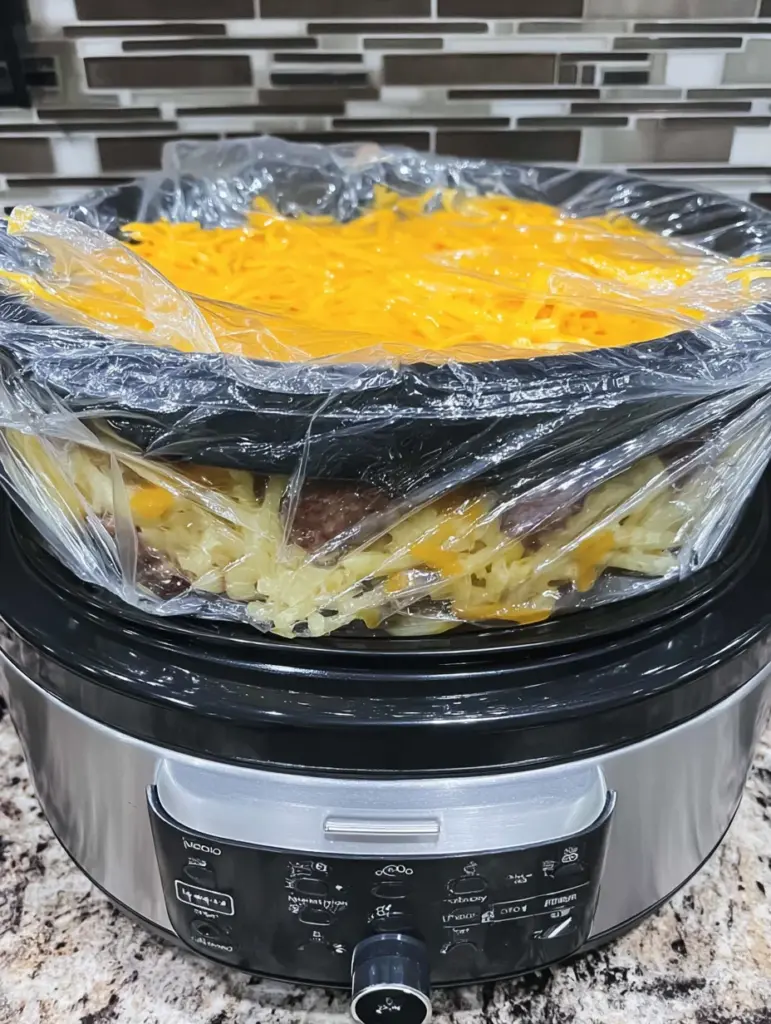 Overnight Slow Cooker Breakfast Casserole