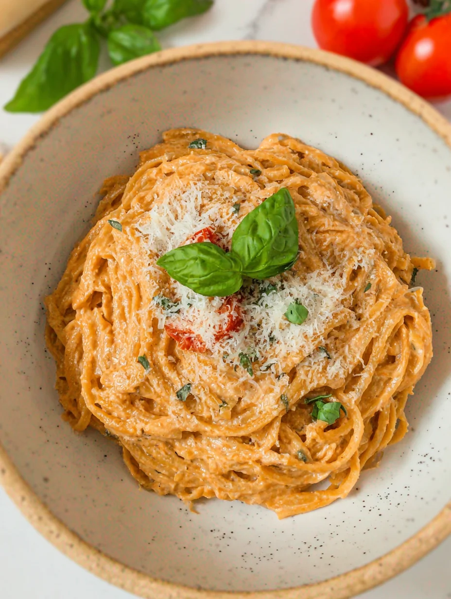 Roasted Tomato and Garlic Ricotta Pasta