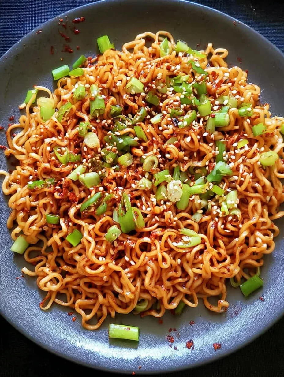 Sesame Garlic Ramen Noodles