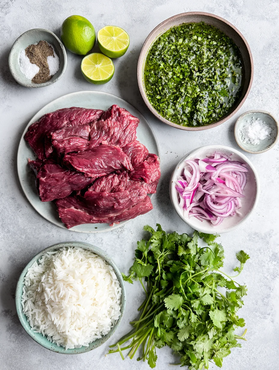 Skirt Steak Rice Bowls