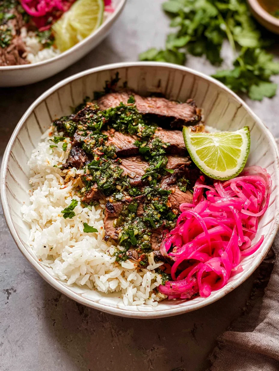 Skirt Steak Rice Bowls
