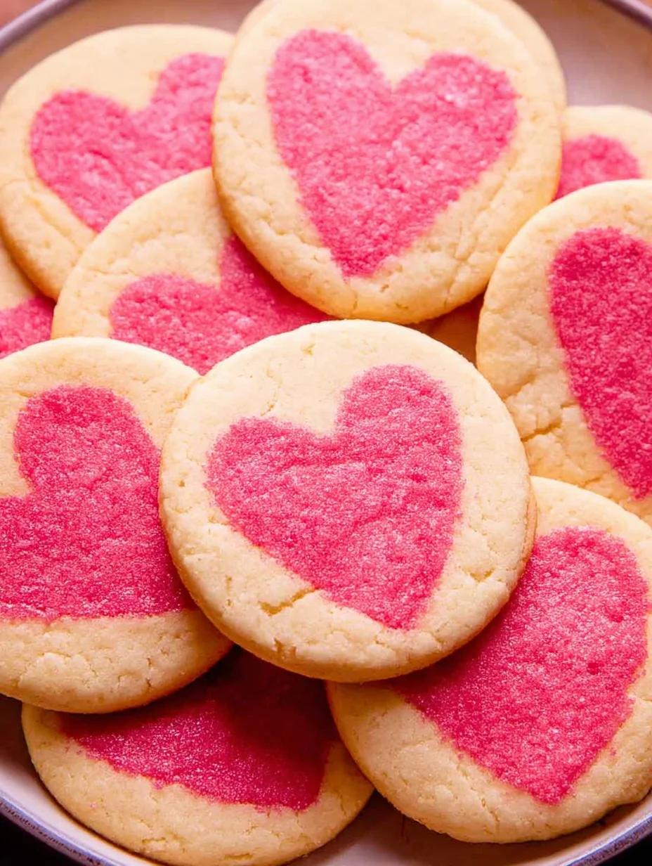 Slice and Bake Heart Cookies