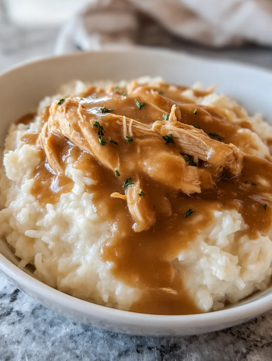 Slow Cooker Chicken and Gravy