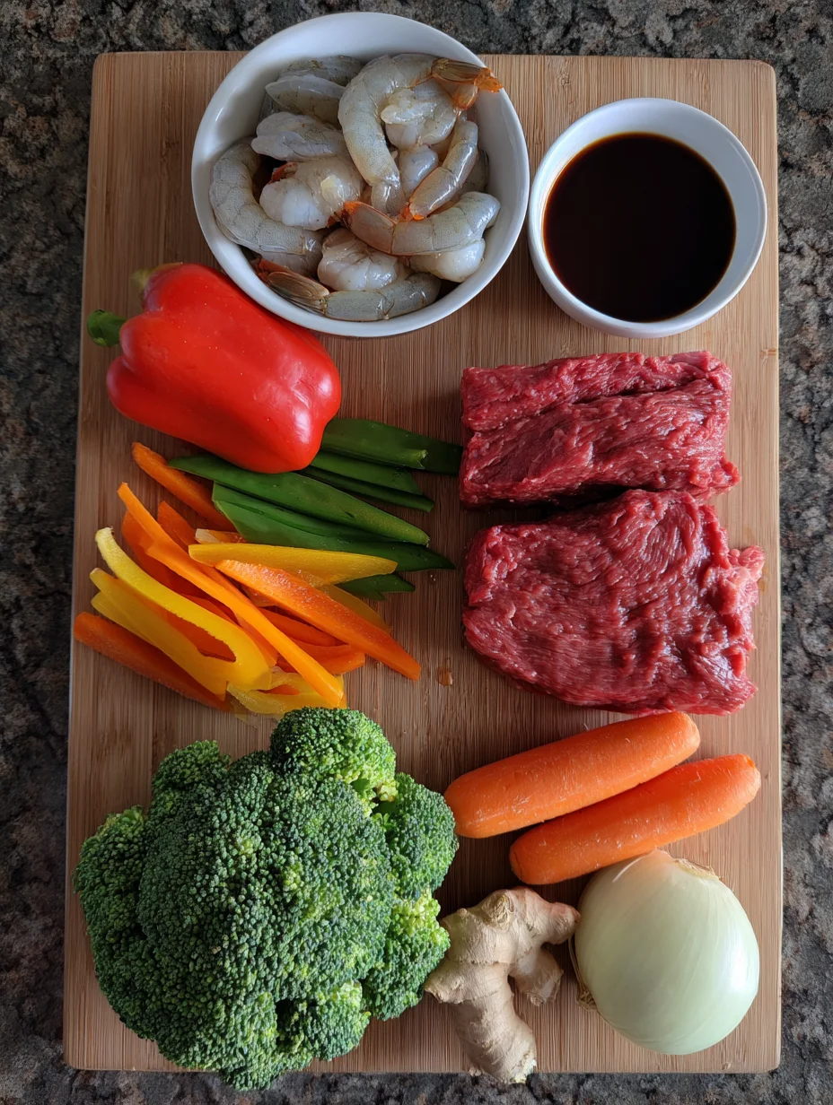 Steak and Shrimp Stir Fry