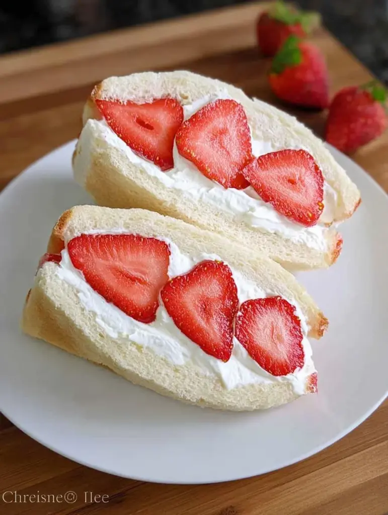 4-ingredient Strawberry Sando