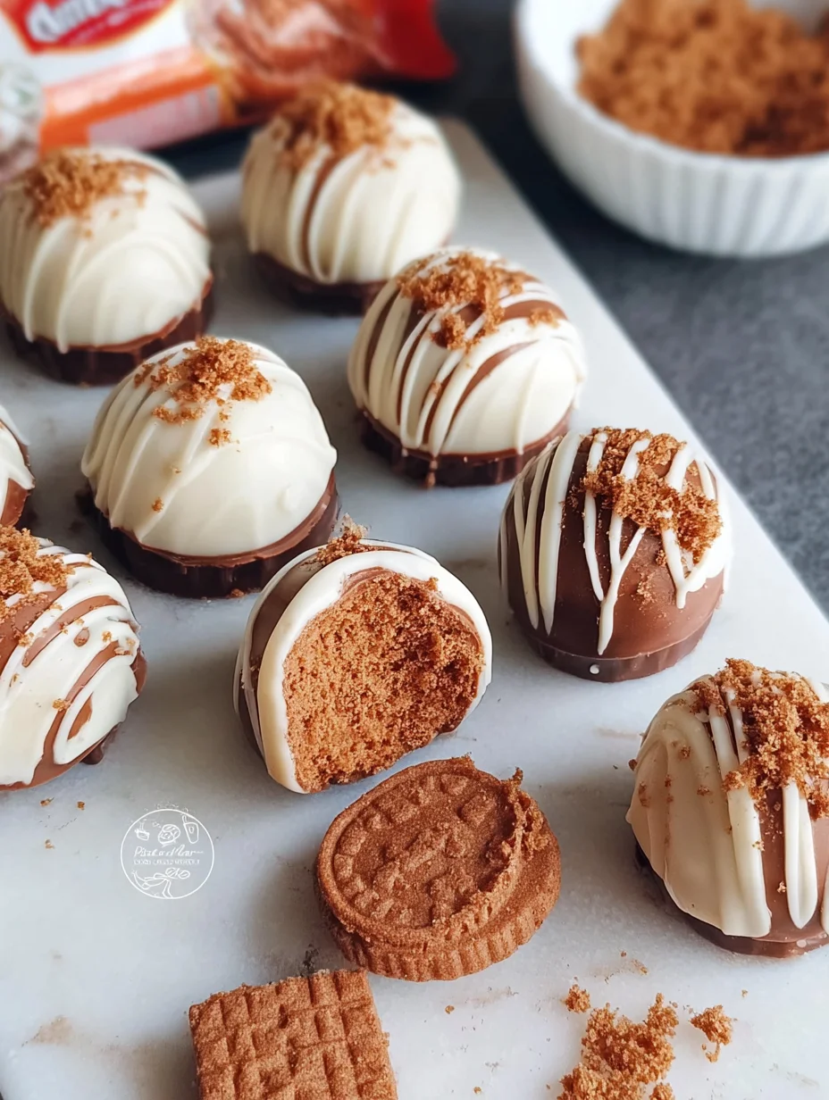 Truffles au Spéculoos