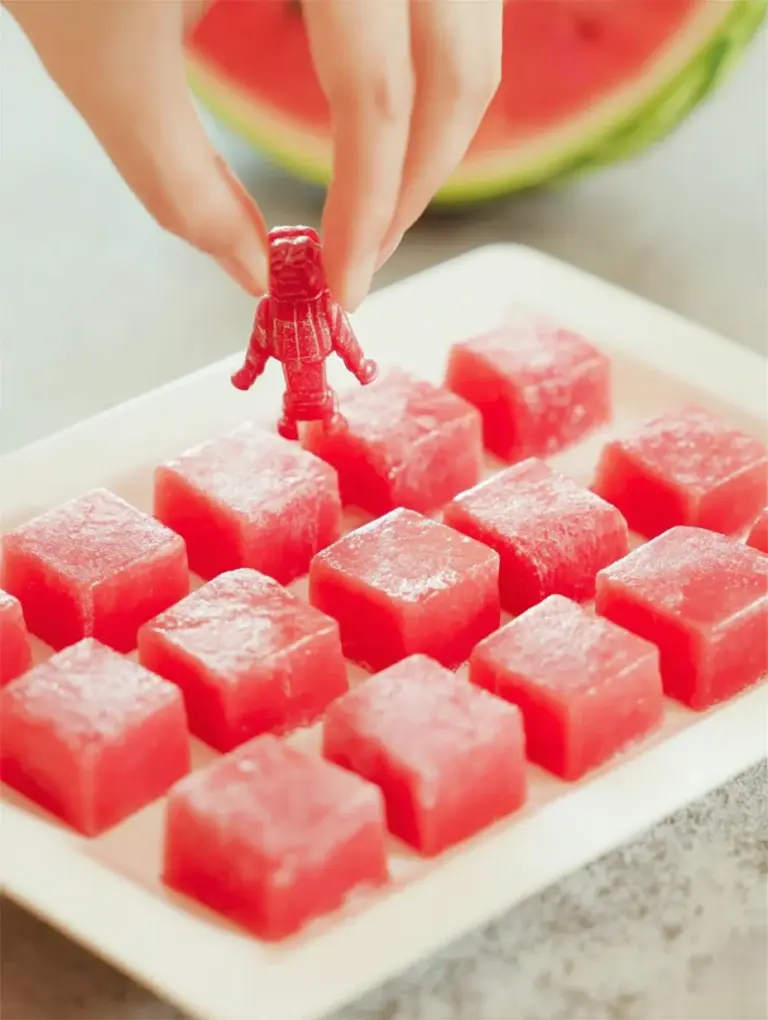 Watermelon Mochi
