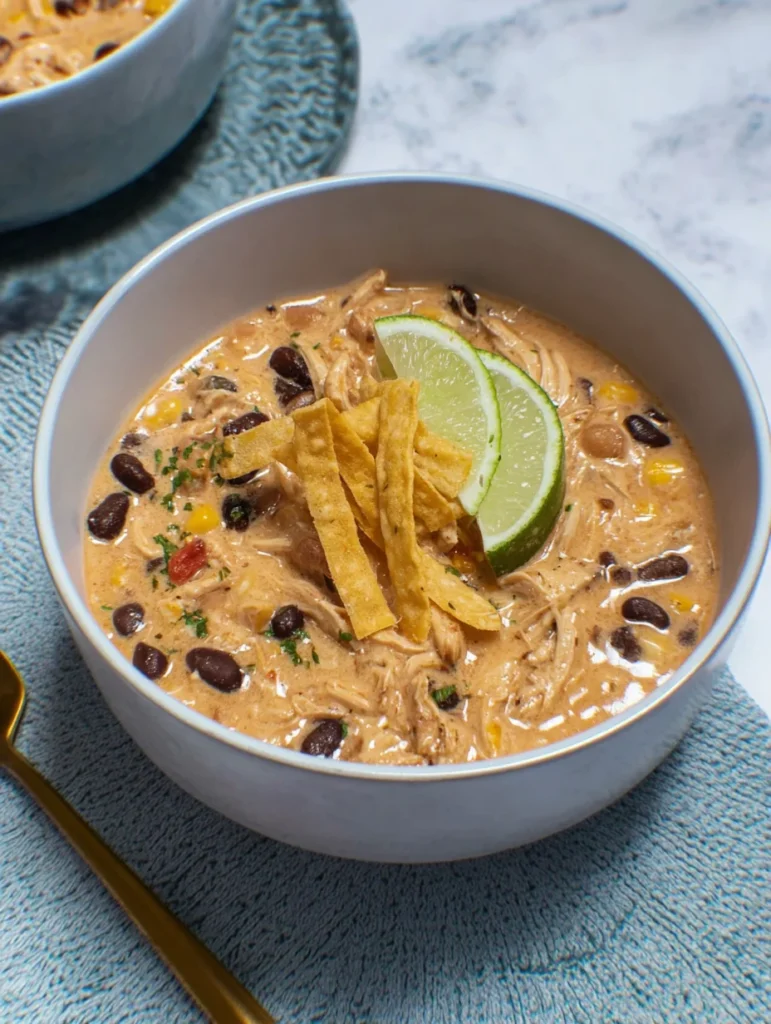 White Chicken Chili Recipe with Cream Cheese