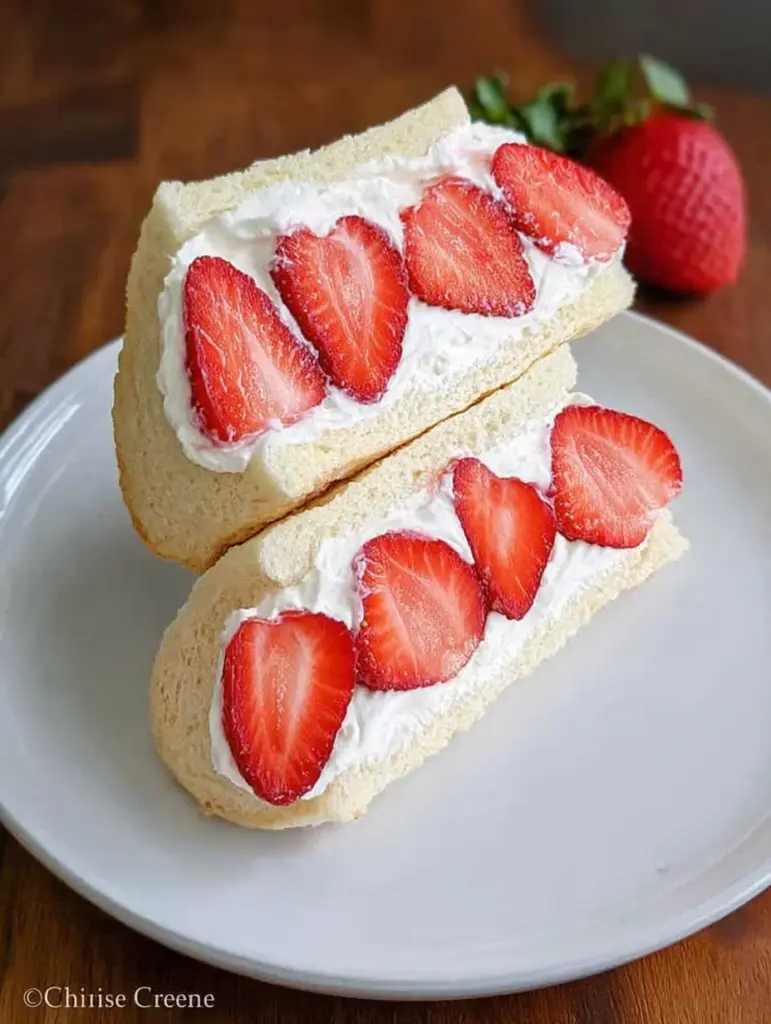4-ingredient Strawberry Sando
