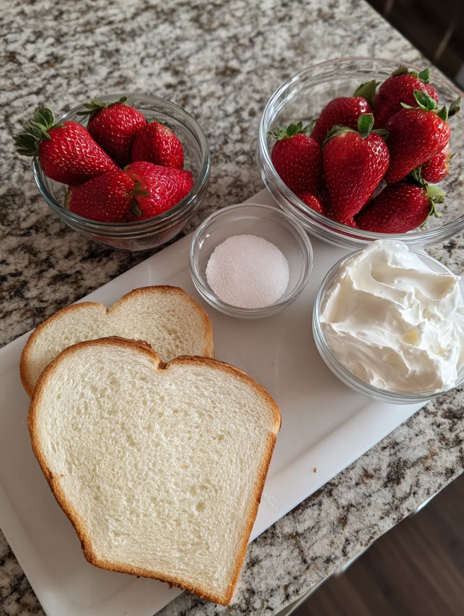 4-ingredient Strawberry Sando