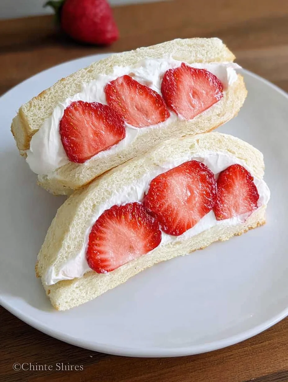 4-ingredient Strawberry Sando