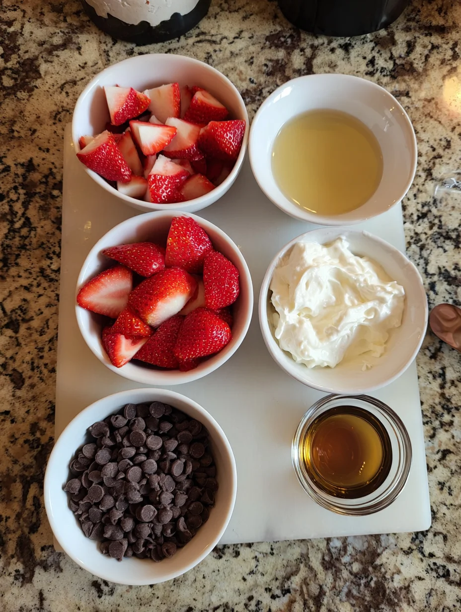 Chocolate Strawberry Yogurt Clusters