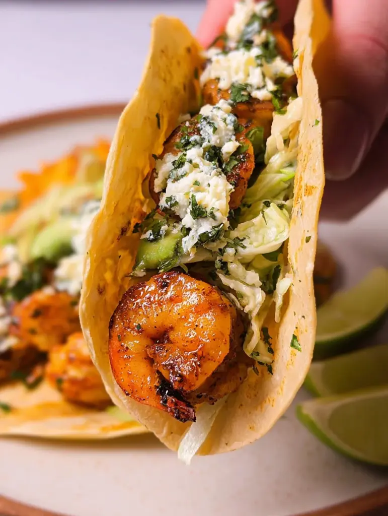 Cilantro Lime Shrimp Tacos