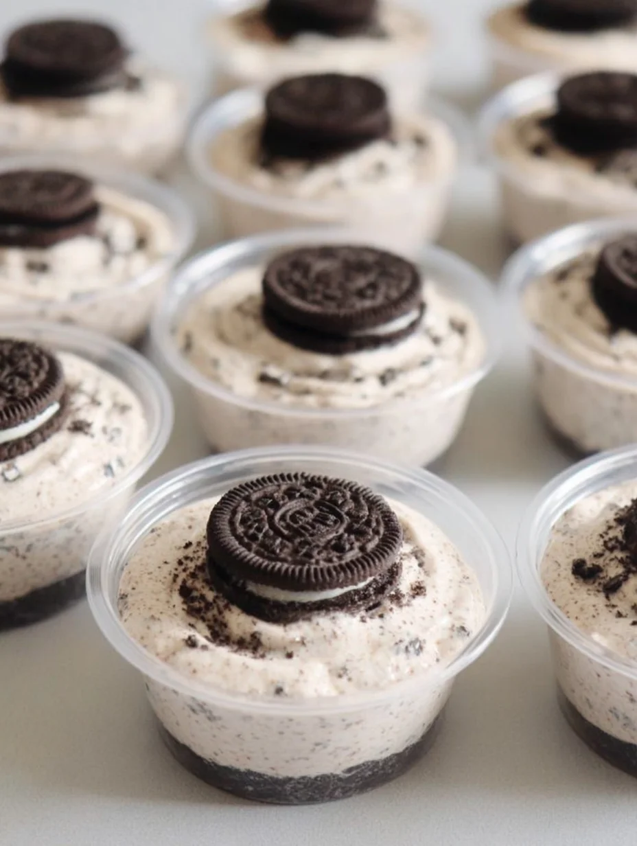 Cookies and Cream Dessert Cups