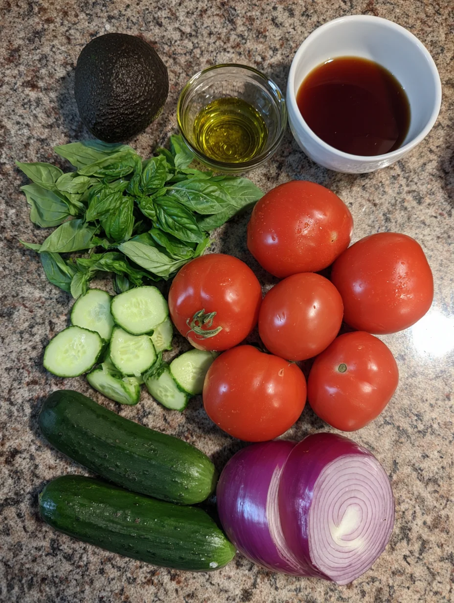 Cucumber Tomato Avocado Salad