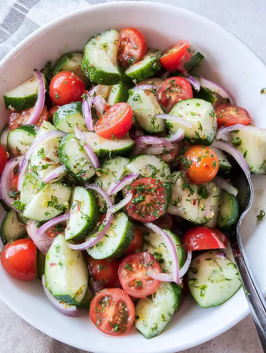 Cucumber Tomato Salad