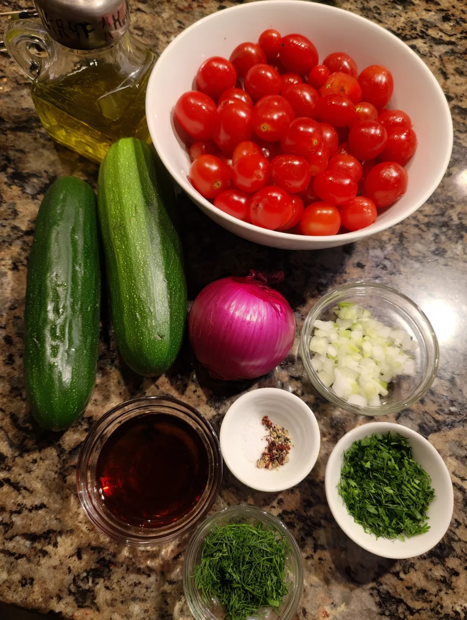 Cucumber Tomato Salad