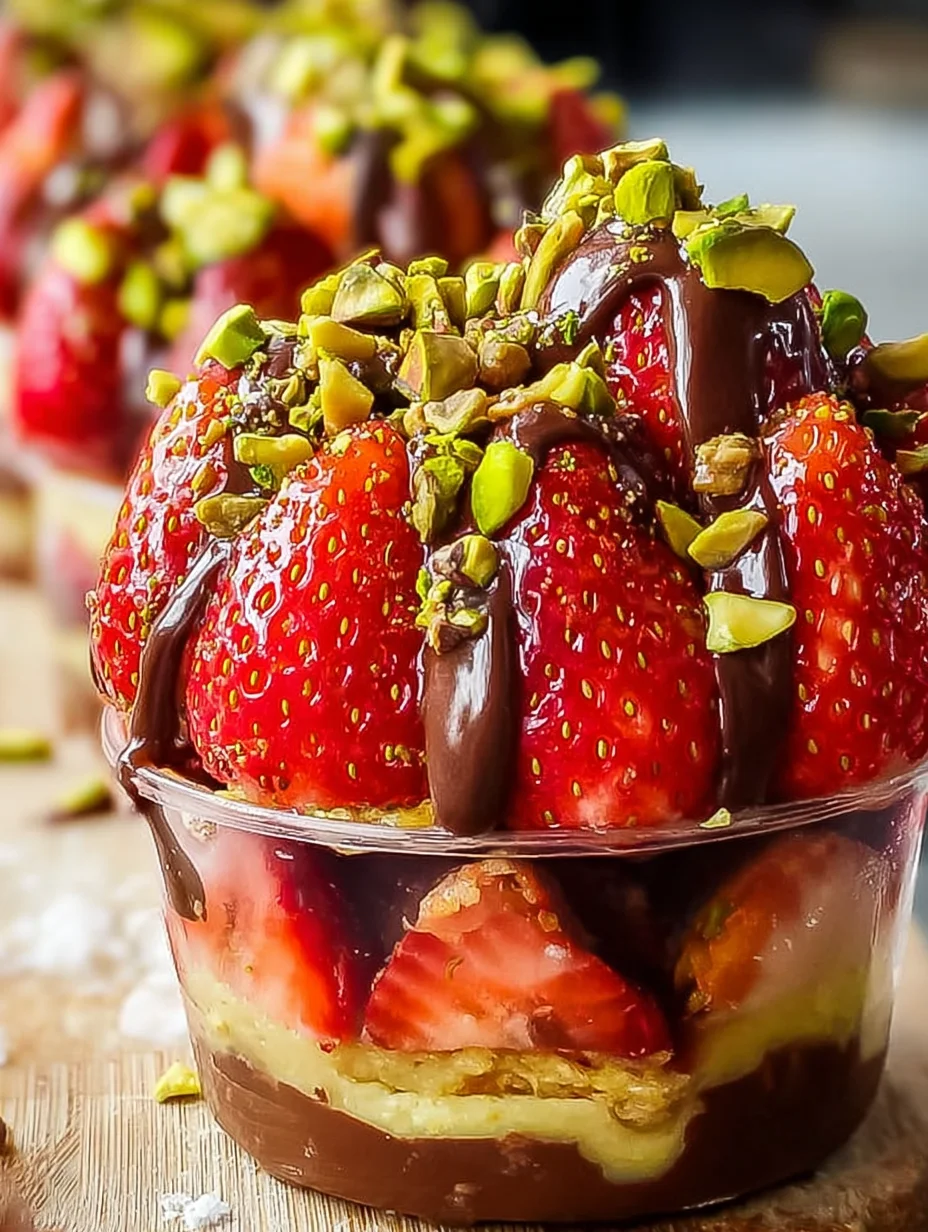 Dubai Chocolate Strawberries