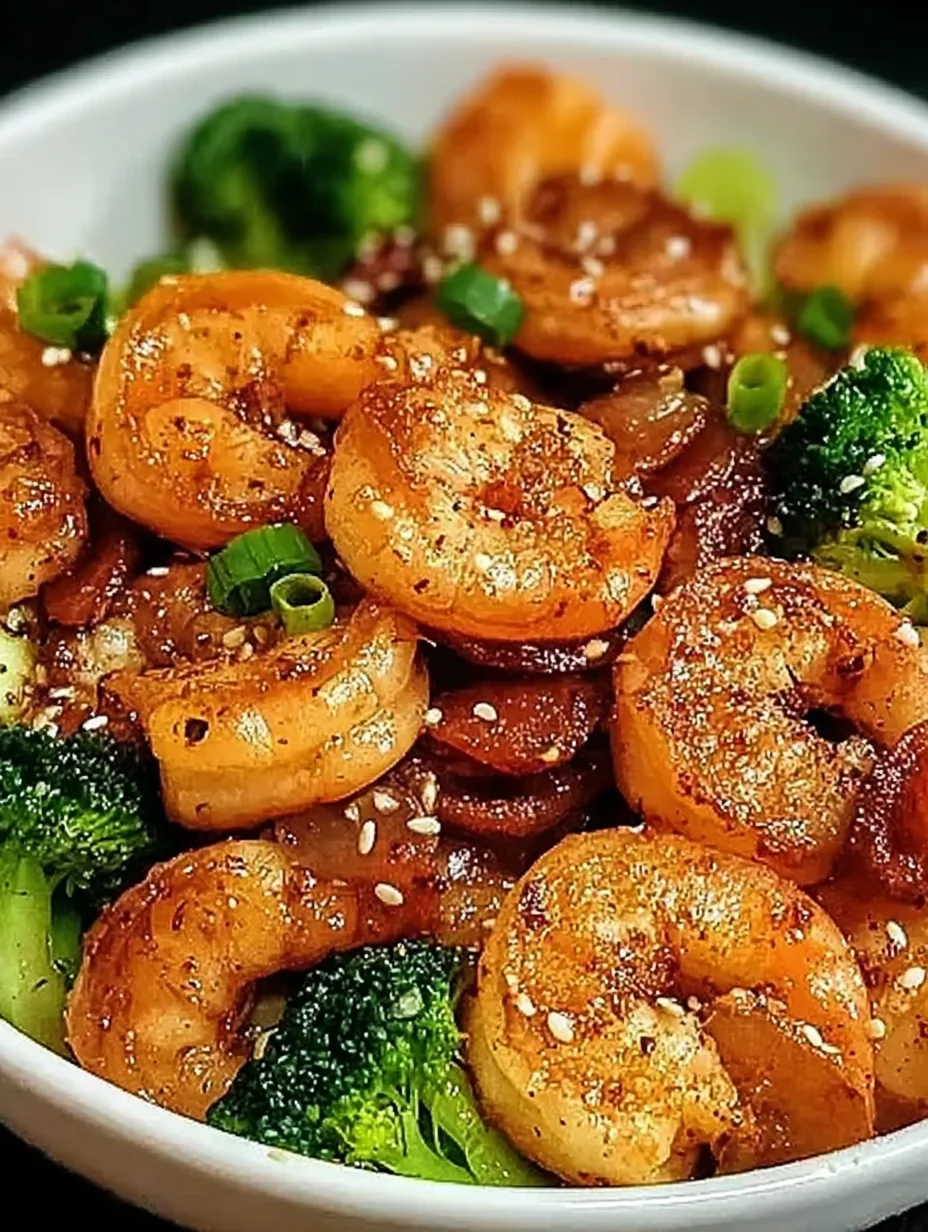 High-Protein Honey Garlic Shrimp