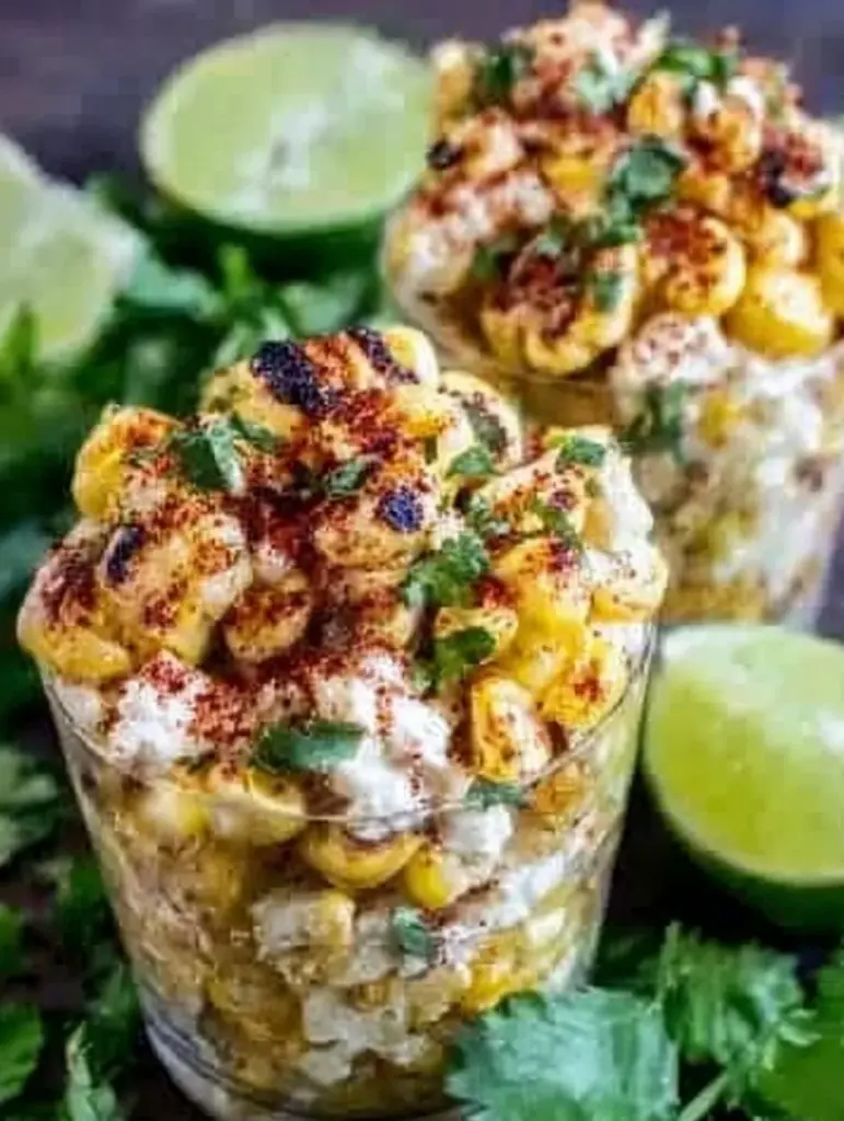Mexican Street Corn Salad Cups