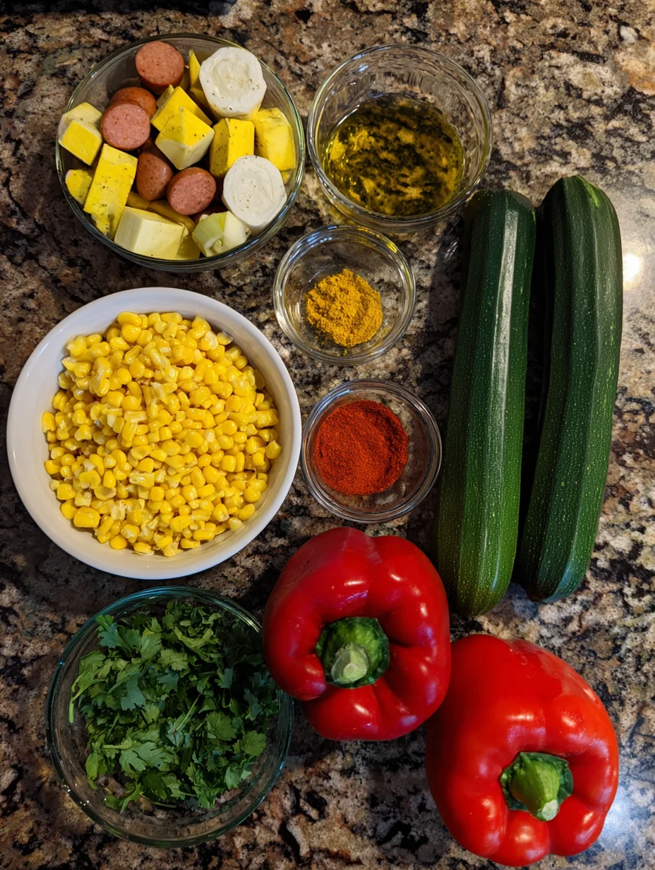 Sausage and Veggies Skillet