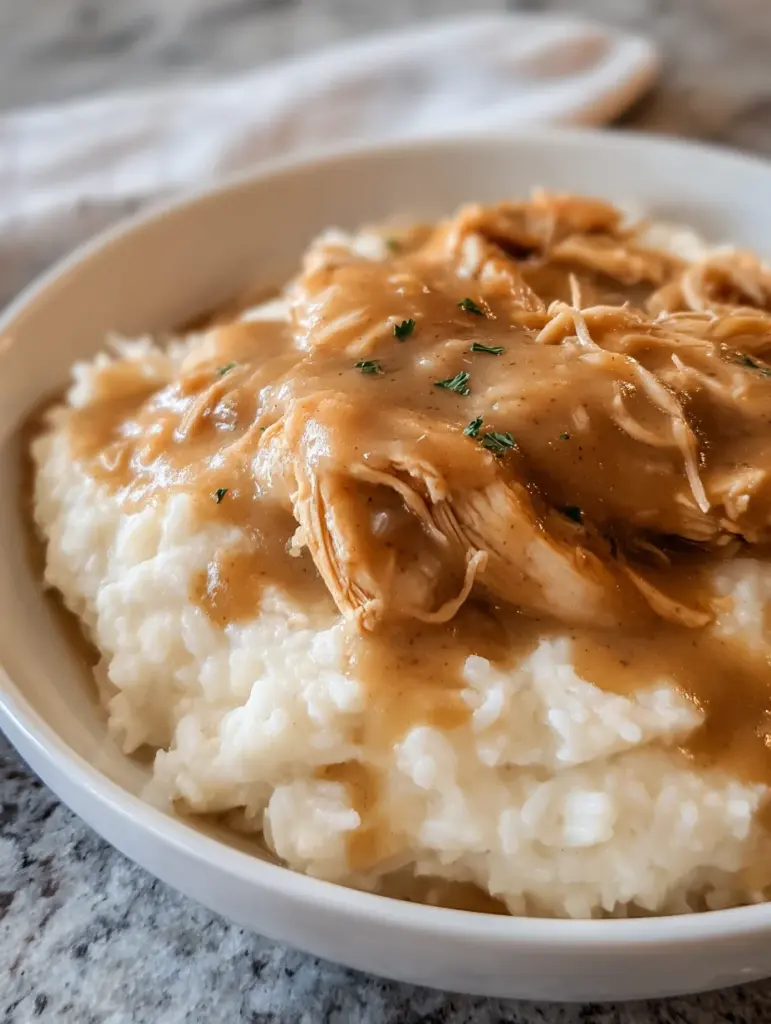 Slow Cooker Chicken and Gravy