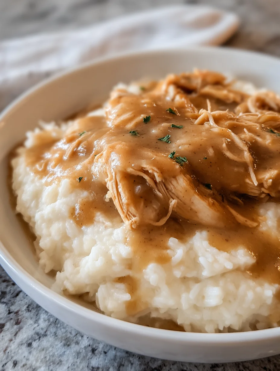 Slow Cooker Chicken and Gravy
