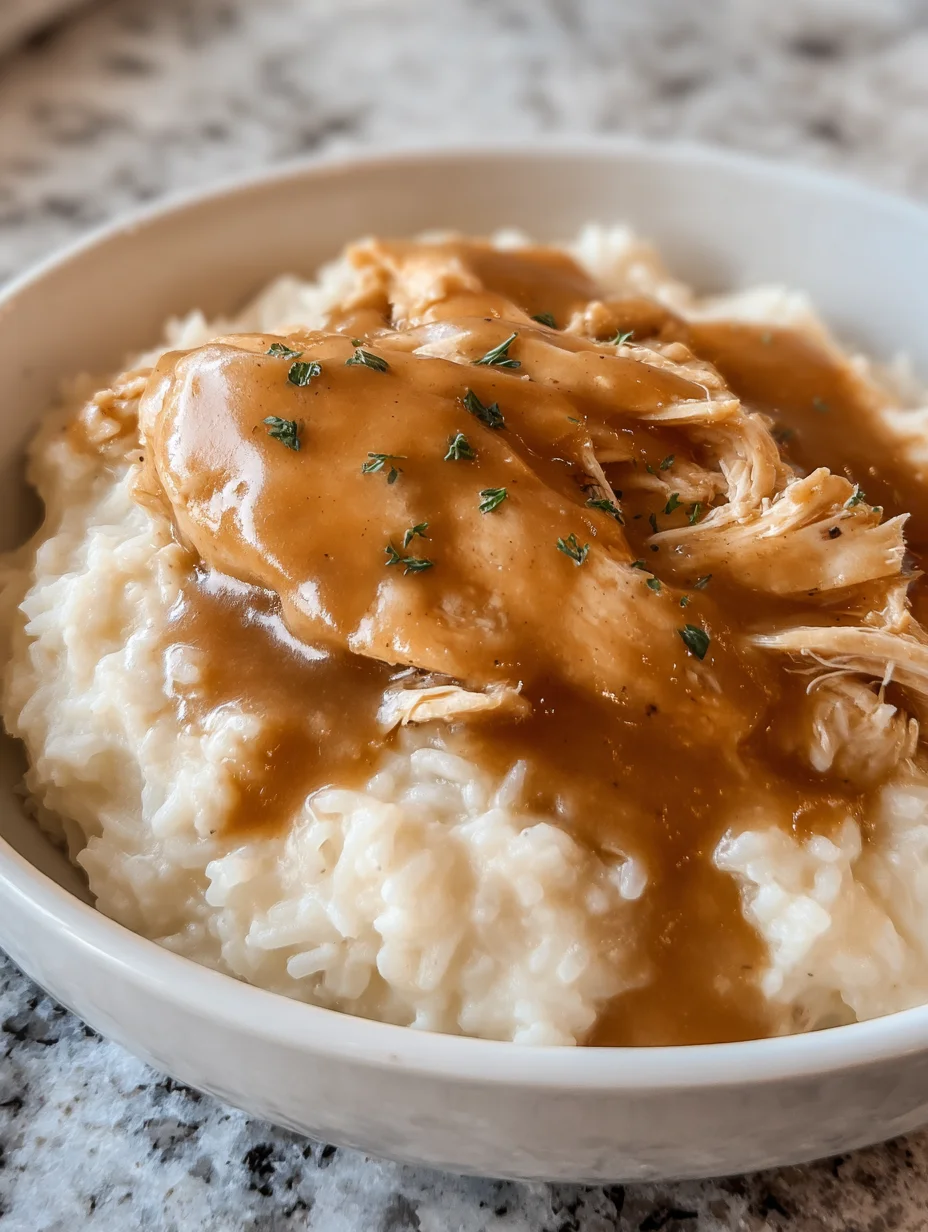 Slow Cooker Chicken and Gravy