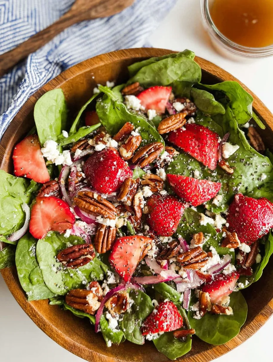 Spinach Strawberry Salad