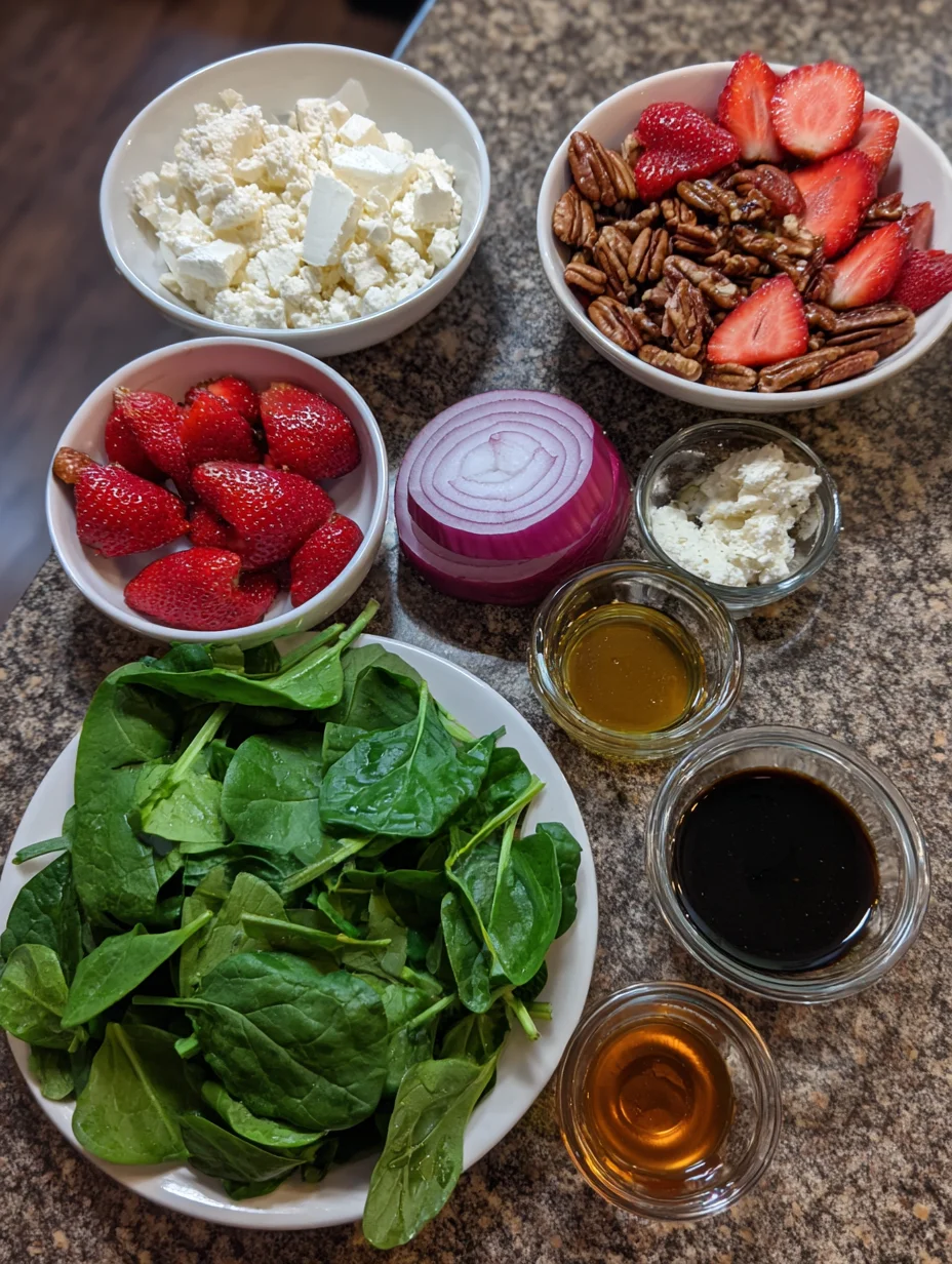 Spinach Strawberry Salad