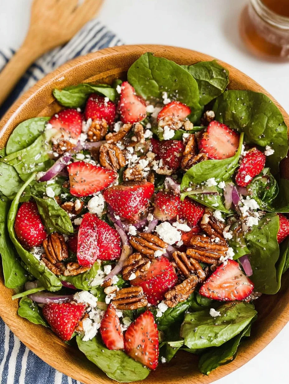 Spinach Strawberry Salad