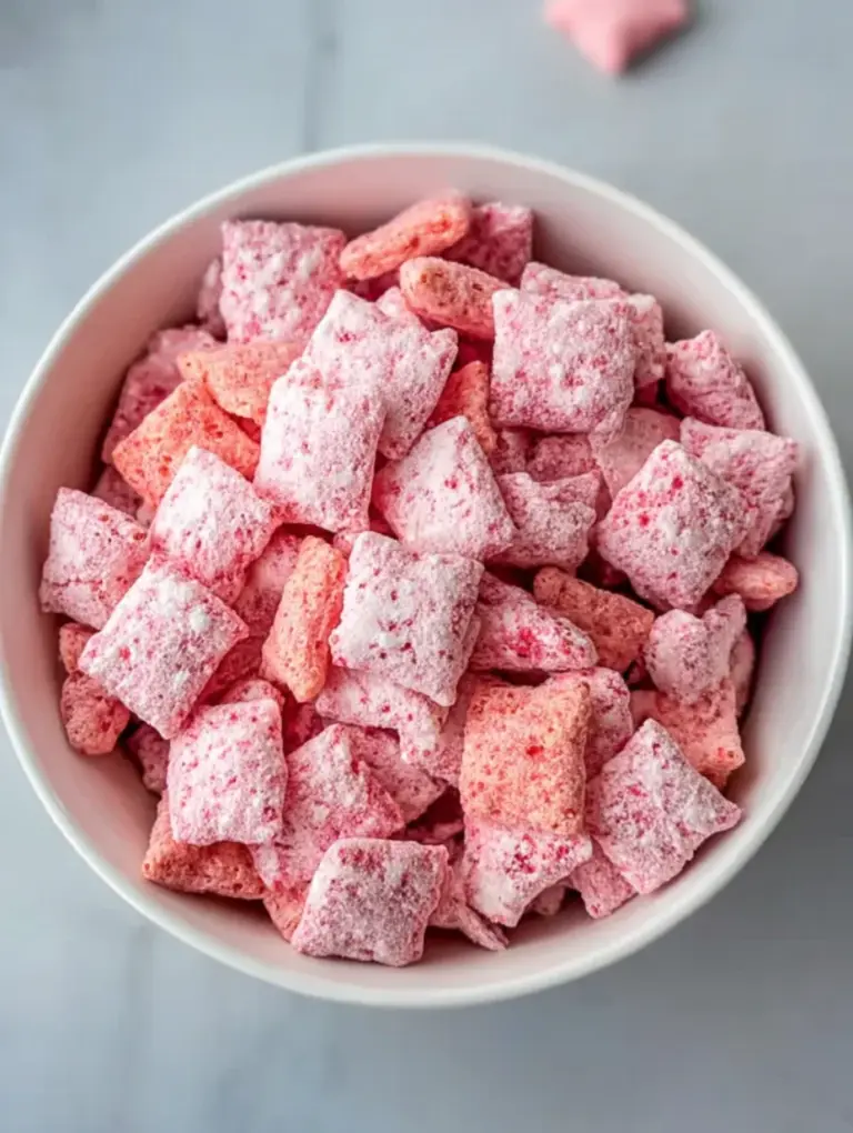 Strawberry Shortcake Puppy Chow