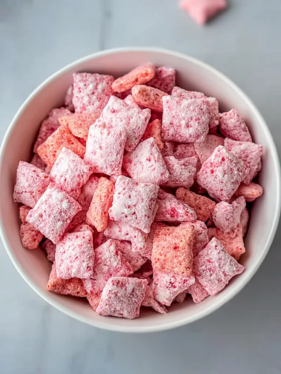 Strawberry Shortcake Puppy Chow