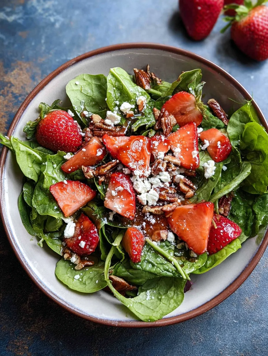 Strawberry Spinach Salad