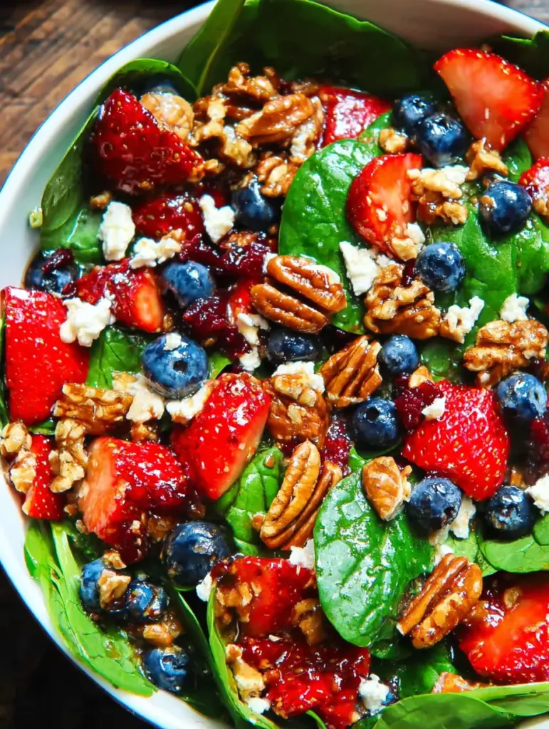 Strawberry Spinach Salad