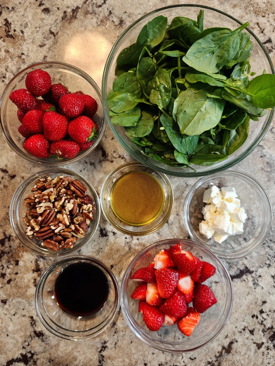 Strawberry Spinach Salad