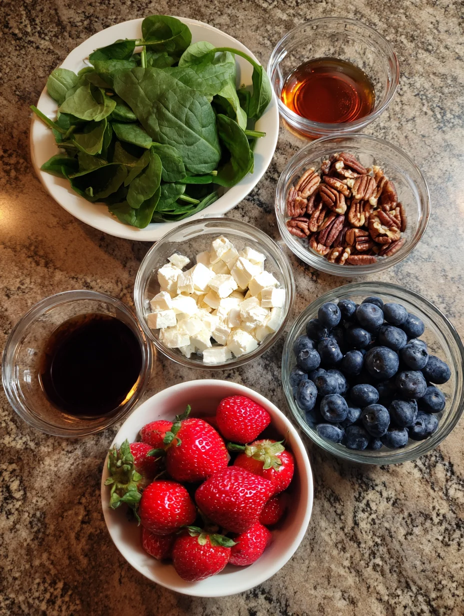 Strawberry Spinach Salad