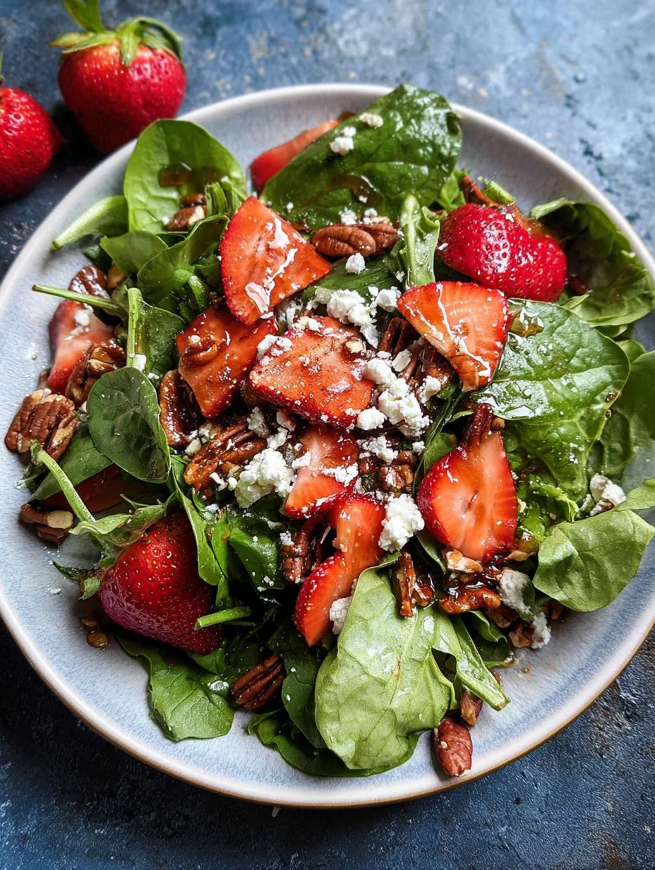 Strawberry Spinach Salad