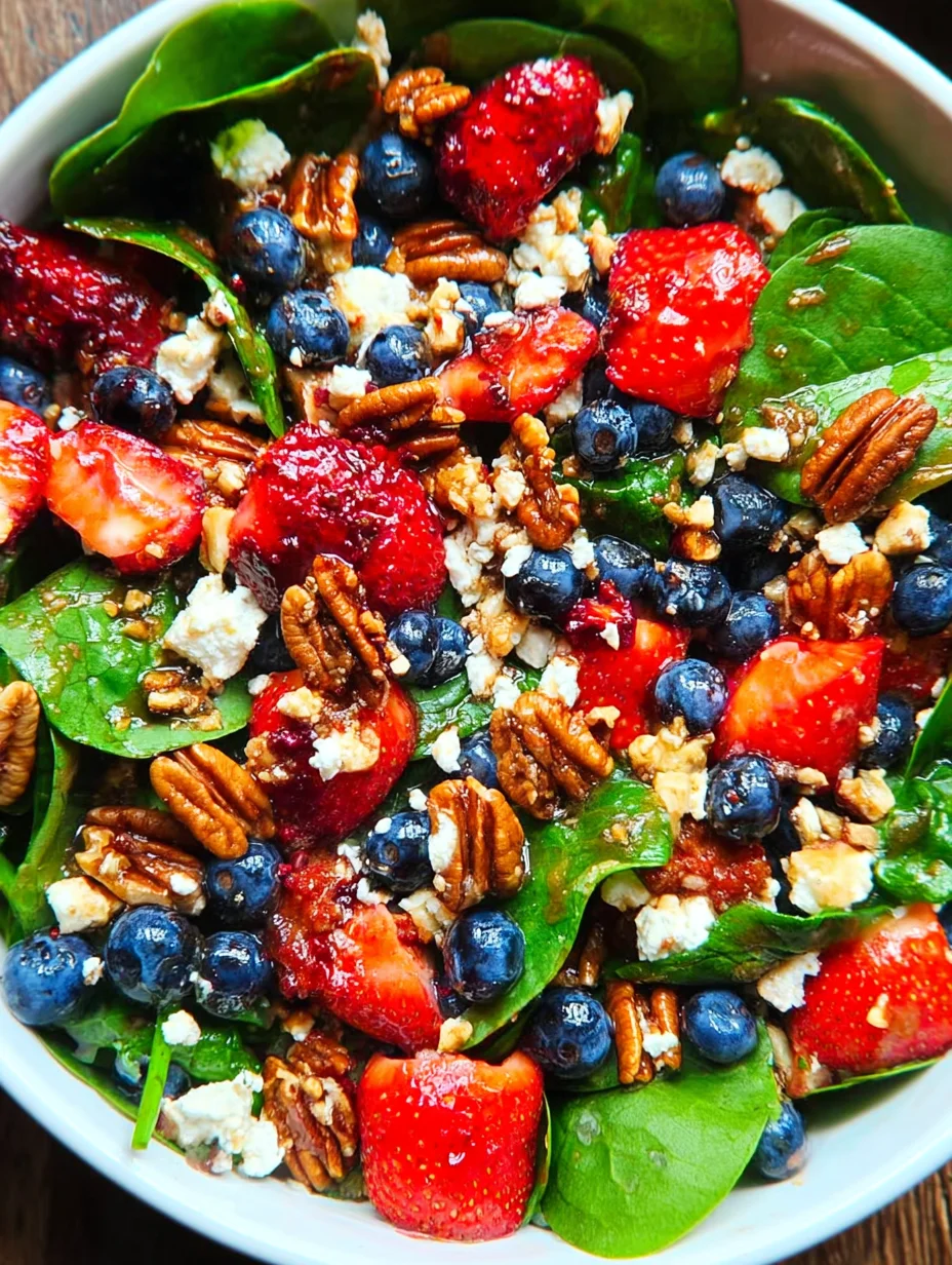 Strawberry Spinach Salad