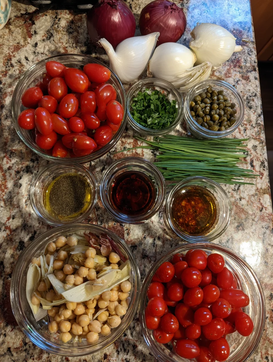 Tuscan Artichoke Tomato Salad