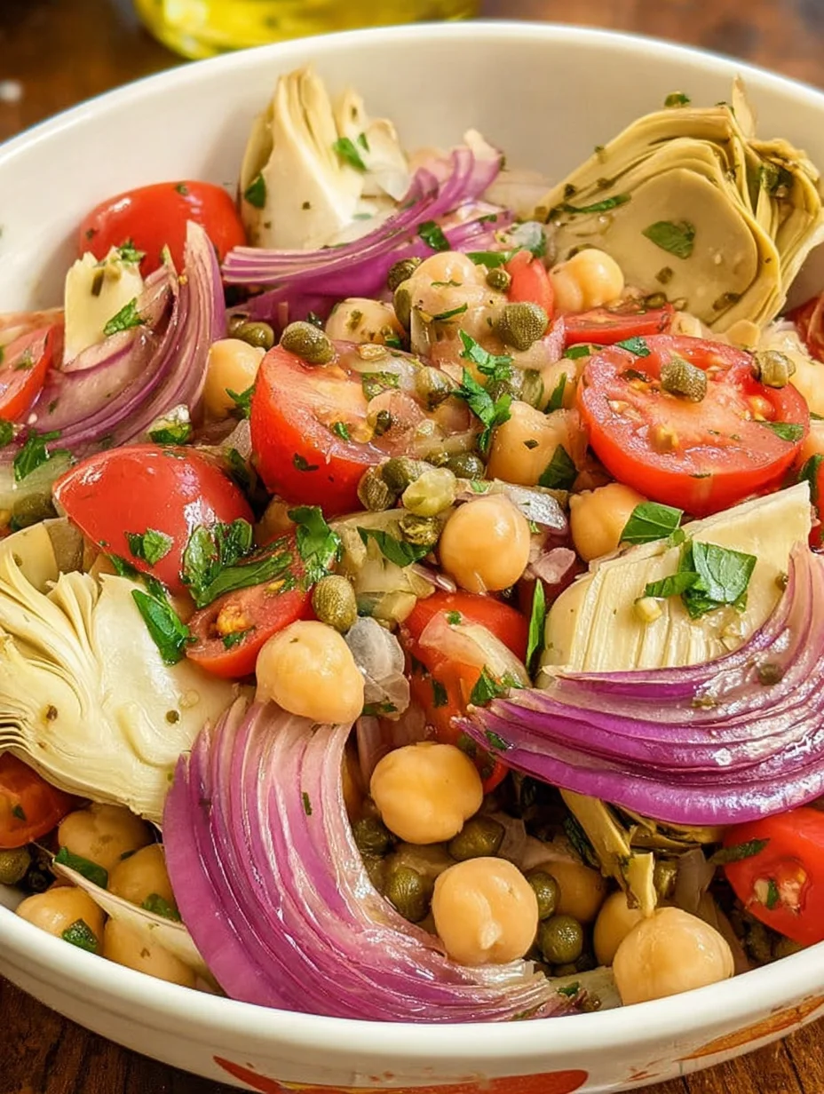 Tuscan Artichoke Tomato Salad