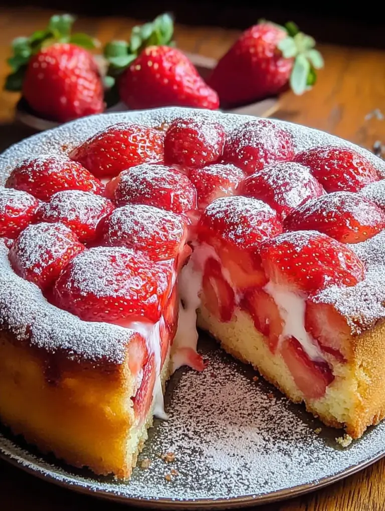 Easy Strawberry Cake